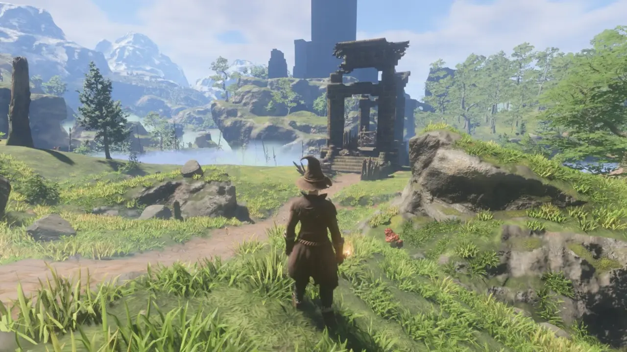 Braelyn Bridge spanning the Shroud-filled chasm